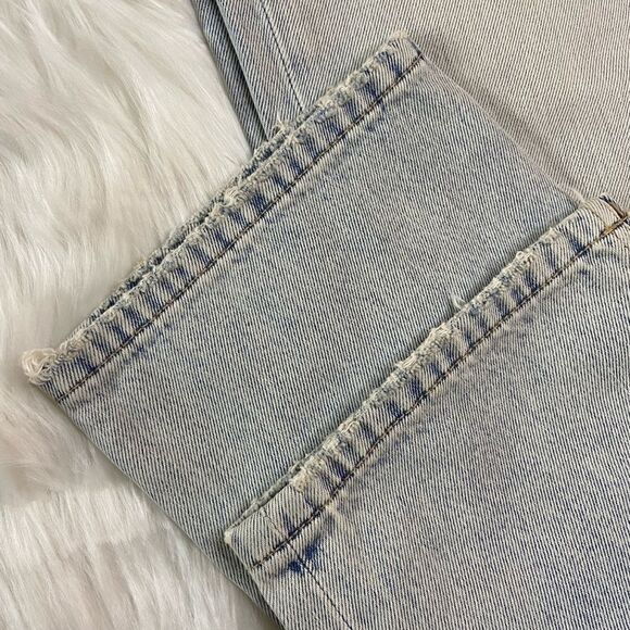 New Current Elliot Light Wash Mid-Rise Straight Leg Denim Jeans - Picture 9 of 13